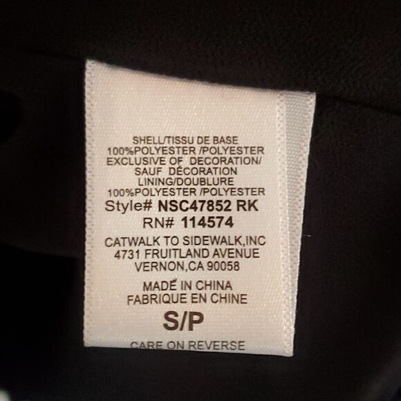 RO + DE Navy Sequined Tank - Picture 8 of 11